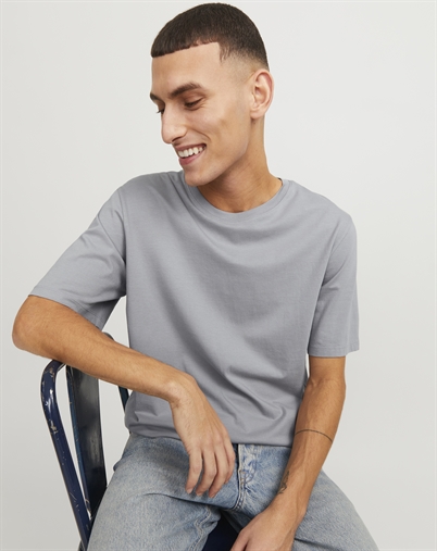 Jack & Jones - JJEOrganic Basic O-Neck T-Shirt - Ultimate Grey